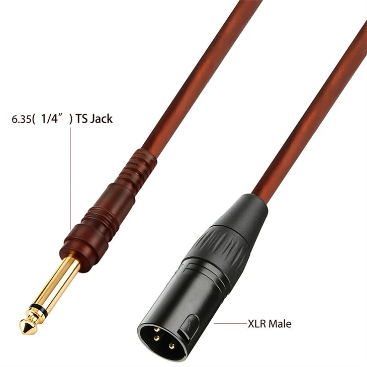 XLR To Quarter Inch Cable factory